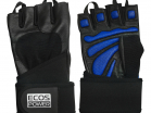 Перчатки для фитнеса 2006-BM, цвет: черный+синий, размер: М (002359) - Оптовые поставки. Производсво. Комплексное снабжение учебных заведений. 