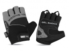 Перчатки для фитнеса 2117-GRL, цвет: черный+серый, размер: L (002380) - Оптовые поставки. Производсво. Комплексное снабжение учебных заведений. 