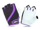 Перчатки для фитнеса 2311-VM, цвет: фиол+черный+белый, размер: М (002353) - Оптовые поставки. Производсво. Комплексное снабжение учебных заведений. 