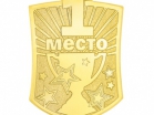 Медаль   Золото 1место Медаль  (51х70мм, s-2,5мм) - Оптовые поставки. Производсво. Комплексное снабжение учебных заведений. 