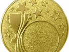 Медаль Звезды Золото 1место   (D-50 мм, D-25 мм, s-2 мм) - Оптовые поставки. Производсво. Комплексное снабжение учебных заведений. 