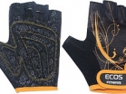 Перчатки для фитнеса, женские, цвет -черные с принтом, размер: L, модель: SB-16-1743 (005309) - Оптовые поставки. Производсво. Комплексное снабжение учебных заведений. 