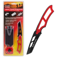 Нож туристический со свистком (в ножнах) EX-SW-B01R,  красный (325124) - Оптовые поставки. Производсво. Комплексное снабжение учебных заведений. 