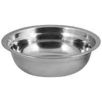 Миска из нерж стали с расширенными краями, модель: BOWL-19, р-р:19 *5,5см, 1л, зерк пол, тм Mallony (985891) - Оптовые поставки. Производсво. Комплексное снабжение учебных заведений. 