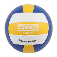 Мяч волейбольный ECOS MOTION VB103 (№5, 3-цвет., машин.сшивка, ПВХ) (998192) - Оптовые поставки. Производсво. Комплексное снабжение учебных заведений. 
