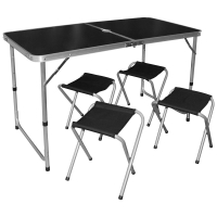 Комплект "Пикник" CHO-150-E (стол и 4 стула ) черный (992992) - Оптовые поставки. Производсво. Комплексное снабжение учебных заведений. 