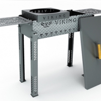 Мангал Viking XL Black (ВЗР185) - Оптовые поставки. Производсво. Комплексное снабжение учебных заведений. 