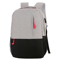 Городской рюкзак Экос, серый/черный 15л, с USB портом (006629) - Оптовые поставки. Производсво. Комплексное снабжение учебных заведений. 